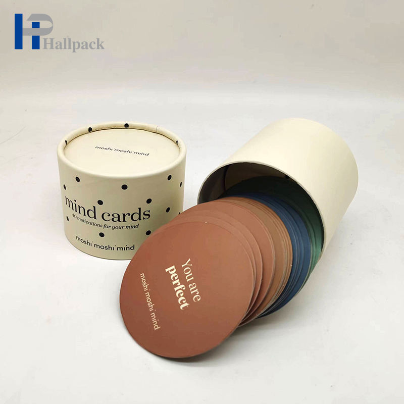 هدية خاصة مخصصة كرافت مستديرة من الورق المقوى أنبوب منقوش سطح التلاشي الطباعة للتغليف