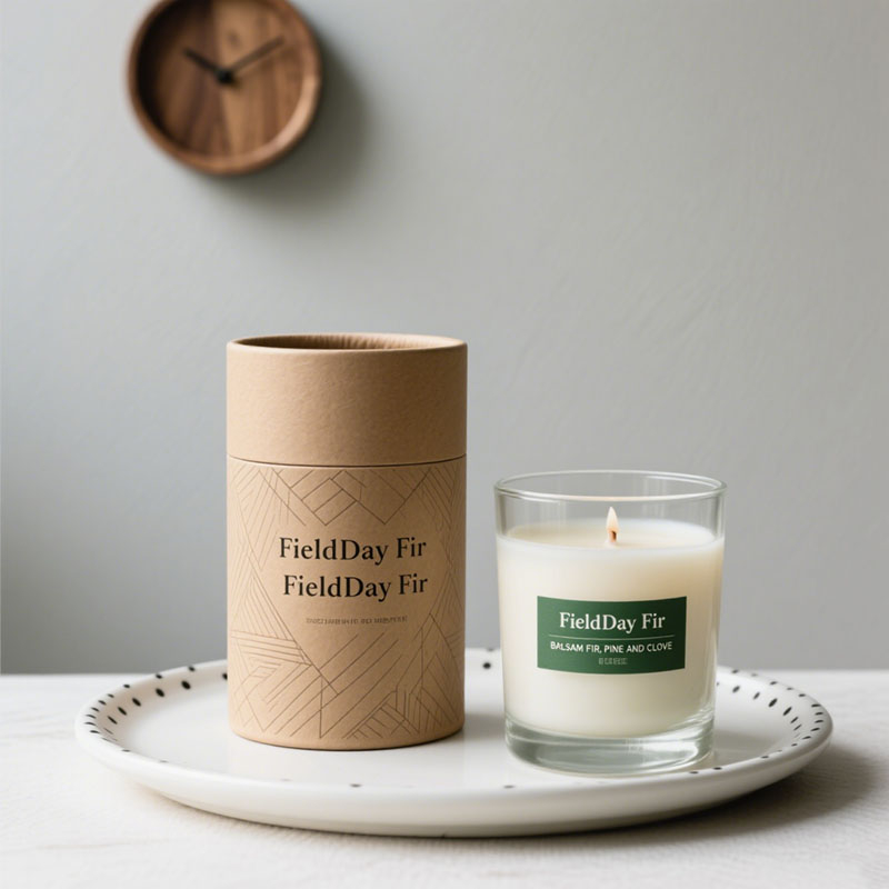 قابلة للتحلل من كرافت من الورق المقوى أنبوب شمعة التغليف شمعة أنابيب ورق جرة