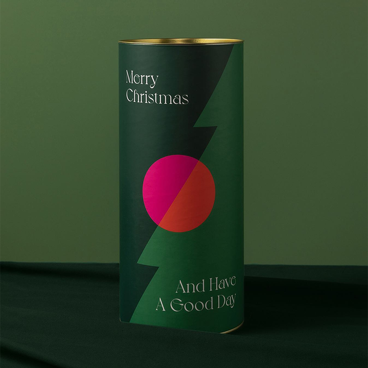 أنبوب التغليف القابل للتحلل الحيوي غطاء معدني وأسفل أنابيب الشحن المعاد تدويرها أنابيب الورق المقوى للأغذية ومجموعة الهدايا