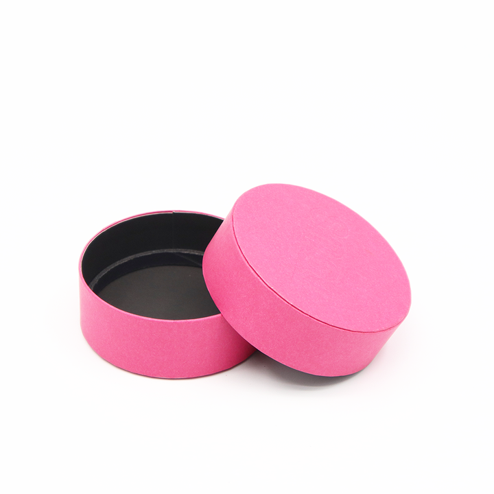 مجوهرات فاخرة مخصصة صندوق اسطوانة من الورق المقوى صندوق أنبوب دائري معبأ لمشاهدة أقراط الأحجار الكريمة سوار قلادة حلقة