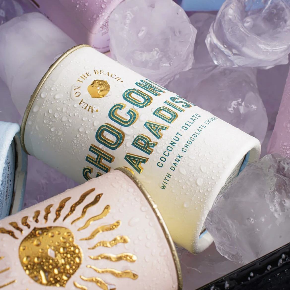 حاوية آيس كريم على شكل أسطوانة من الورق المقوى الإبداعي مخصصة مع غطاء معدني وأنبوب ورقي لحائط ورق الألومنيوم