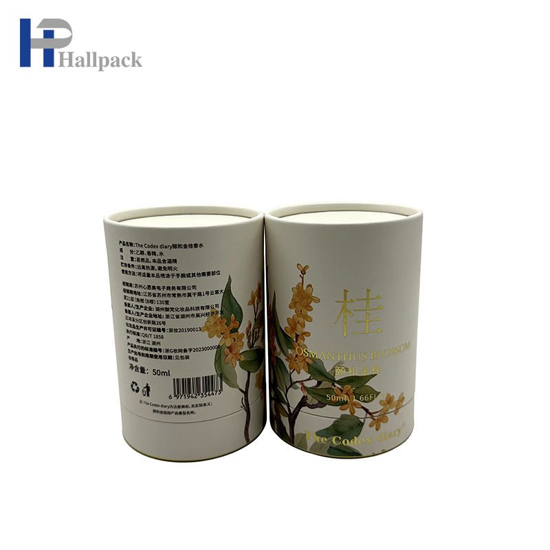 مخصص فاخر جولة مربع التعبئة والتغليف ورقة اسطوانة هدية العطور جامدة كرتون مستحضرات التجميل زجاجة أنبوب التغليف الورقي