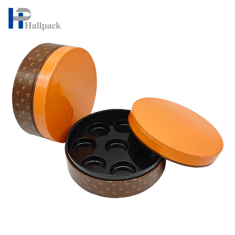 أنبوب ورق دائري اللون تغليف السيلوفان أنبوب ورق الشوكولاتة