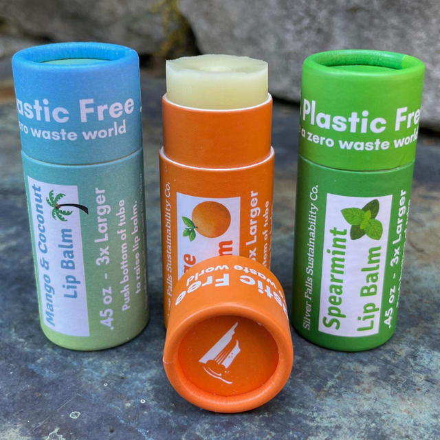 حار بيع جولة ورق الكرافت أنبوب صديقة للبيئة دفع ما يصل نوع لأحمر الشفاه الضروري النفط التعبئة والتغليف سطح منقوش