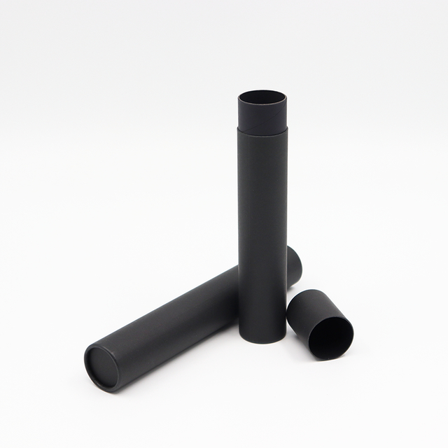 حار بيع براون كرافت كرتون ورقة أنبوب البريدية النقل ملصق التعبئة والتغليف اسطوانة الشكل التلاشي نمط الغذاء