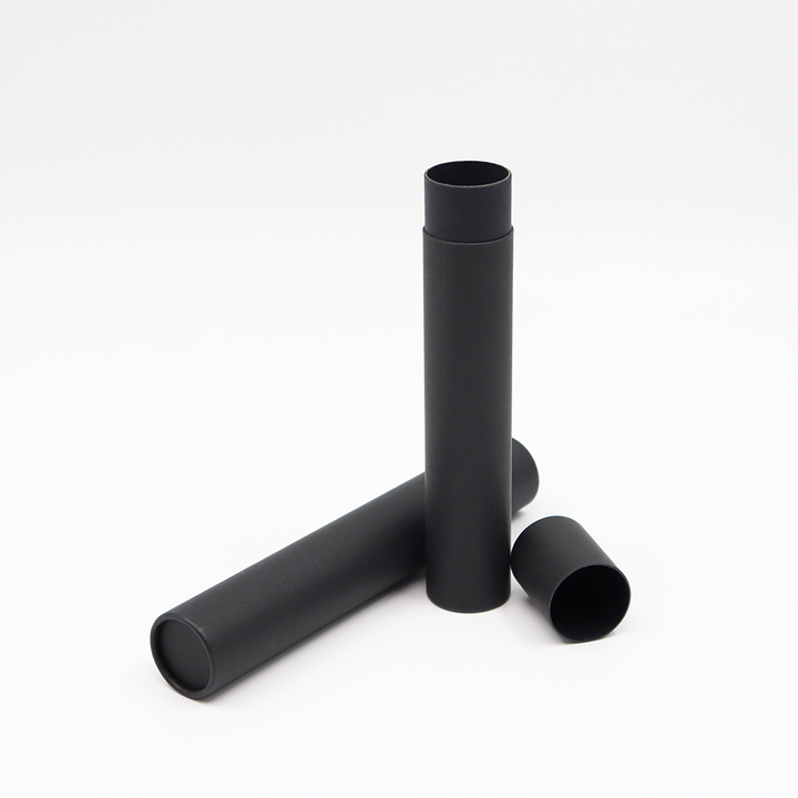 حار بيع براون كرافت كرتون ورقة أنبوب البريدية النقل ملصق التعبئة والتغليف اسطوانة الشكل التلاشي نمط الغذاء