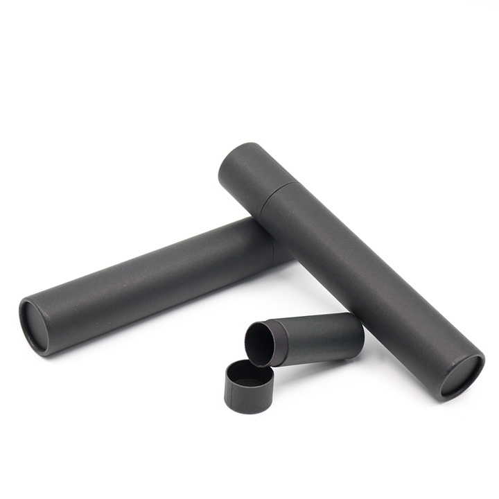 حار بيع براون كرافت كرتون ورقة أنبوب البريدية النقل ملصق التعبئة والتغليف اسطوانة الشكل التلاشي نمط الغذاء