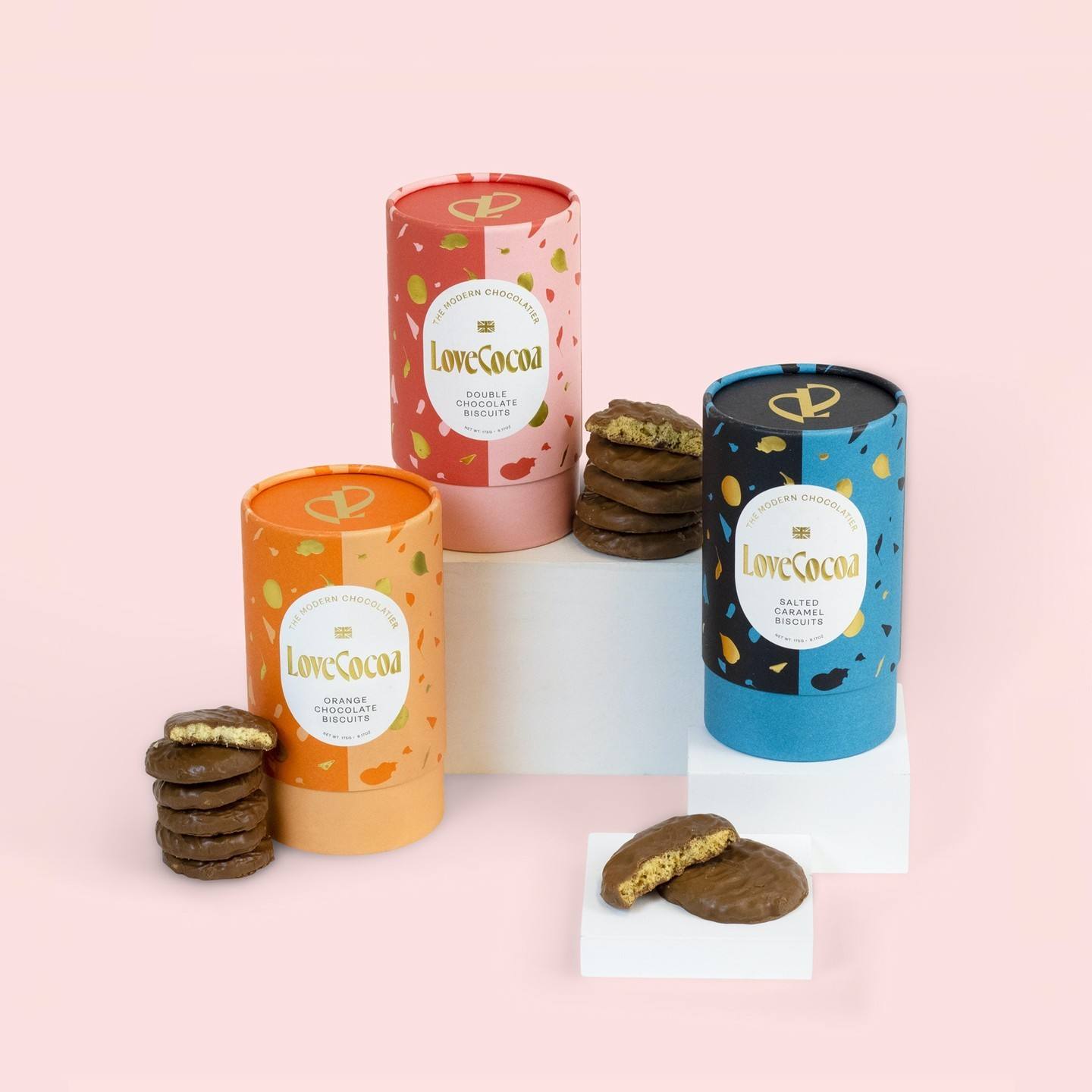 Hallpack مخصص الساخن احباط جولة أنبوب مربع القابلة للتحلل كرافت لتغليف الشاي الشوكولاته أنبوب ورق تغليف المواد الغذائية العضوية