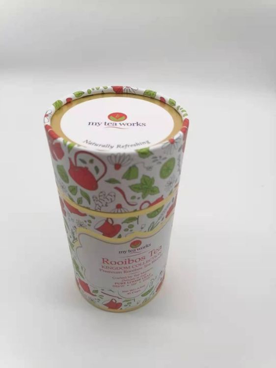 ورق كرافت وورق مقوى قابل للتخصيص وقابل للتحلل وأنابيب القهوة والشاي المصنوعة من الورق المقوى المعاد تدويره للتغليف الحرفي