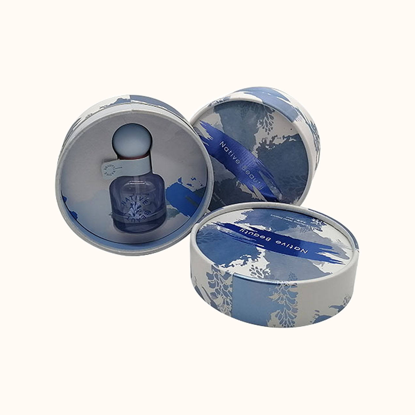 أنابيب تغليف ورق مستحضرات التجميل المخصصة لأحمر الخدود ، حاويات الأساس الأسطوانية ، كعكة العطور ، رقم الموديل ، أنبوب تغليف الورق