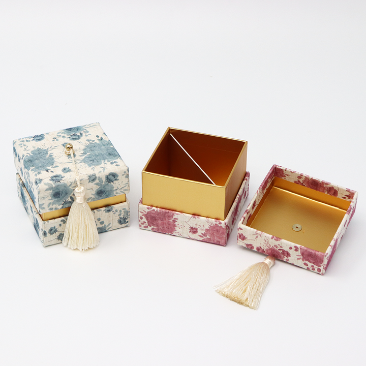 صندوق أسطواني من الورق المقوى للمجوهرات الفاخرة المخصصة لتغليف أنبوب الورق لمشاهدة أقراط الأحجار الكريمة وسوار وقلادة