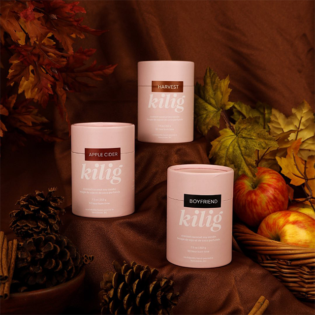 تغليف أنبوب ورقي مخصص بسعر المصنع لتغليف أنبوب دائري للشموع لزجاجة عطر من الورق المقوى لتغليف الزيت العطري