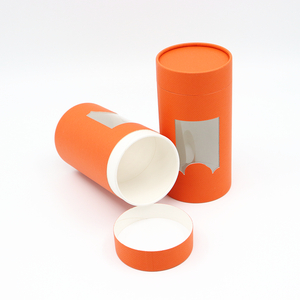 صديقة للبيئة مخصصة الملابس التعبئة والتغليف كرتون اسطوانة مربع ورقة أنبوب مع نافذة للقمصان الملابس الداخلية الجوارب منشفة