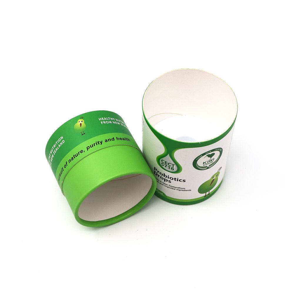 شعار مخصص القابلة للتحلل القهوة اسطوانة جولة أنبوب مربع الغذاء الصف كرتون كرافت ورقة أنبوب للشاي