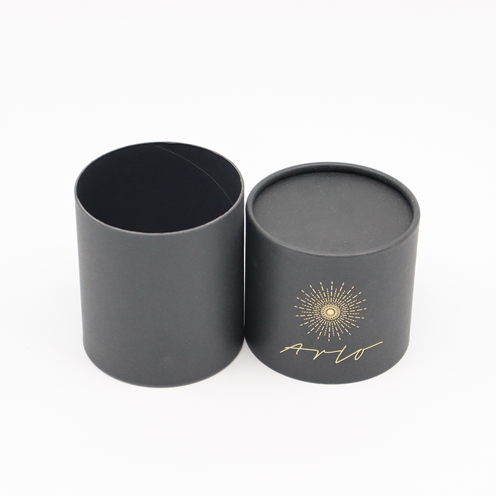 صديقة للبيئة مخصصة للهدايا والتعبئة والتغليف الحرفية صندوق اسطوانة من الورق المقوى التعبئة والتغليف أنبوب الورق للشموع