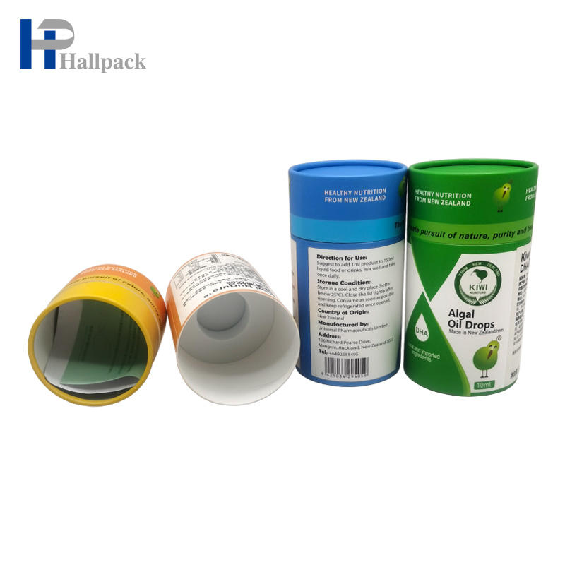 صندوق تغليف أنبوب الورق الفاخر تخصيص أنبوب الورق لبلسم الشفاه