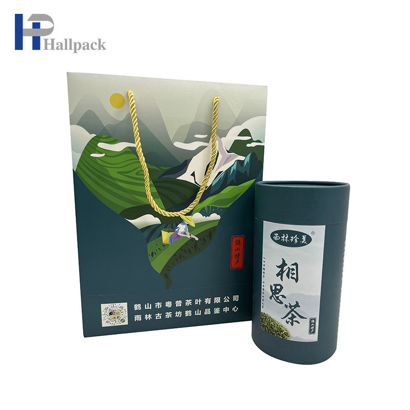 حار بيع كرافت ورقة مستديرة أنبوب ورقة أنبوب المجلس المزدوج للشاي