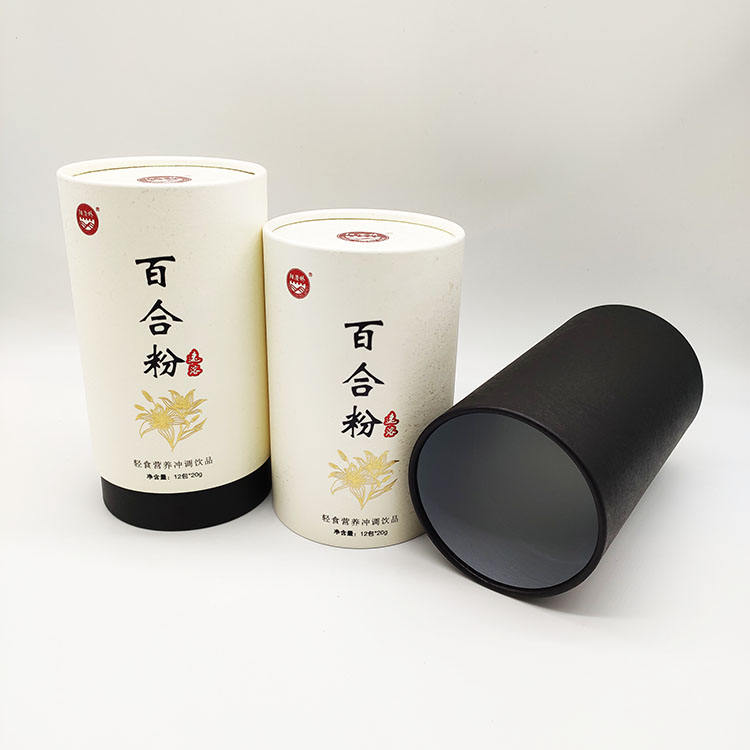 المنتجات الصحية مصنع البيع المباشر أنبوب دائري قابل للتحلل أنابيب ورق التغليف