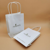 حجم مخصص حزمة ورقة التعامل مع كيس ورقي حقيبة تسوق ورق الكرافت
