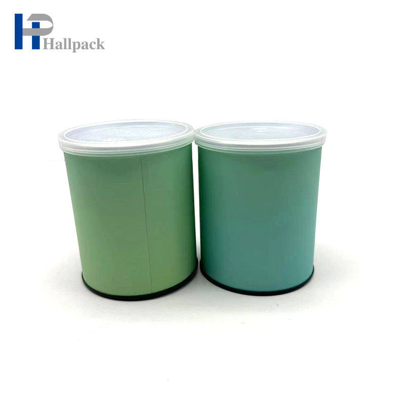 تصميم العلامة التجارية المخصصة صديقة للبيئة كرافت غطاء بلاستيكي أنبوب من الورق المقوى اسطوانة مستديرة للاستخدام الحرفي والتعبئة والتغليف