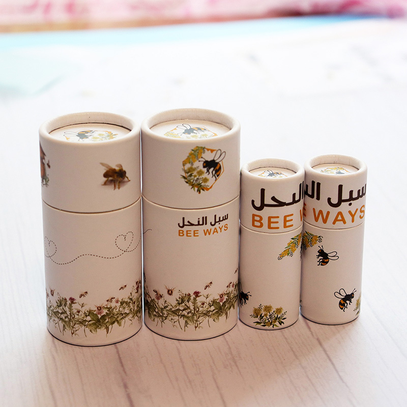 أنابيب مستديرة من كرافت صديقة للبيئة لتغليف الشاي