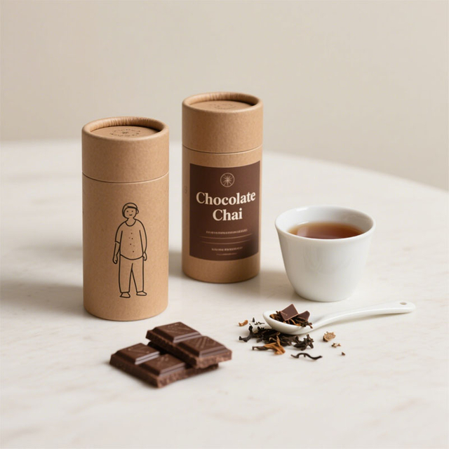 القابلة للتحلل جولة اسطوانة الغذاء الصف مربع القهوة ورقة العلب بالجملة