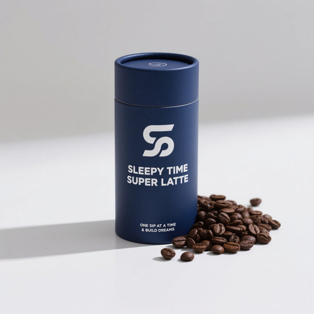 صديقة للبيئة ورقة ورقة مركبة التعبئة والتغليف أنبوب التعبئة والتغليف أنبوب القهوة