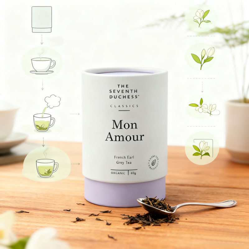 لمسة عصرية على التقليد: التغليف الأنبوبي الورقي للأوراق السائبة وأكياس الشاي