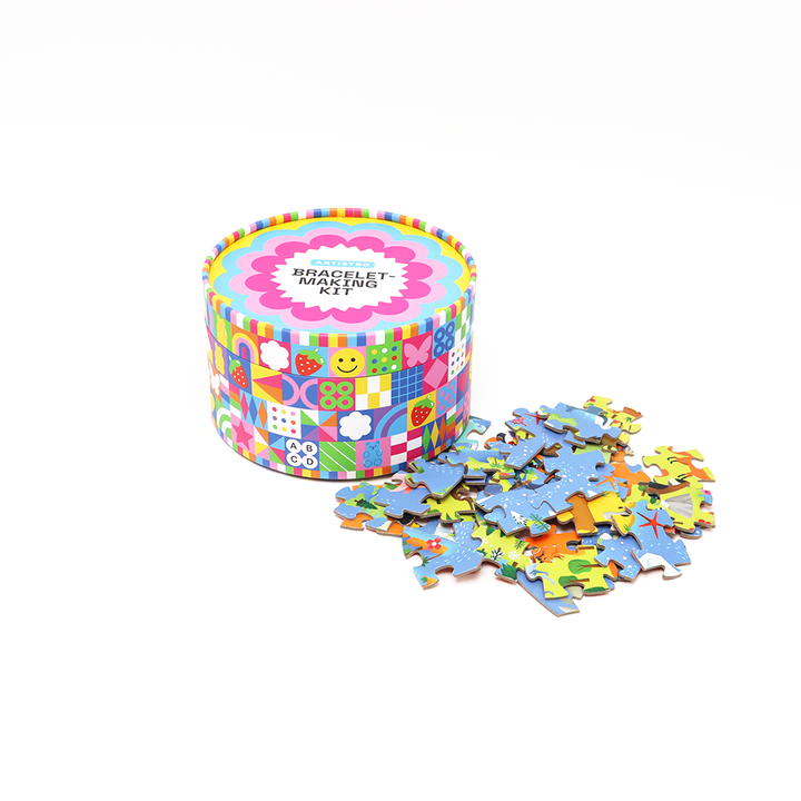 صديقة للبيئة مخصصة للهدايا والحرف التعبئة والتغليف صندوق من الورق المقوى أنبوب الورق التعبئة والتغليف للأطفال لعبة اللغز