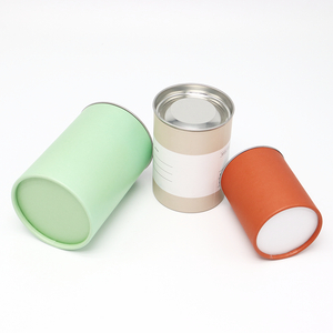 صديقة للبيئة مخصصة الغذاء الصف صندوق من الورق المقوى مع التعبئة والتغليف أنبوب الورق المعدني للشاي والقهوة والمكسرات