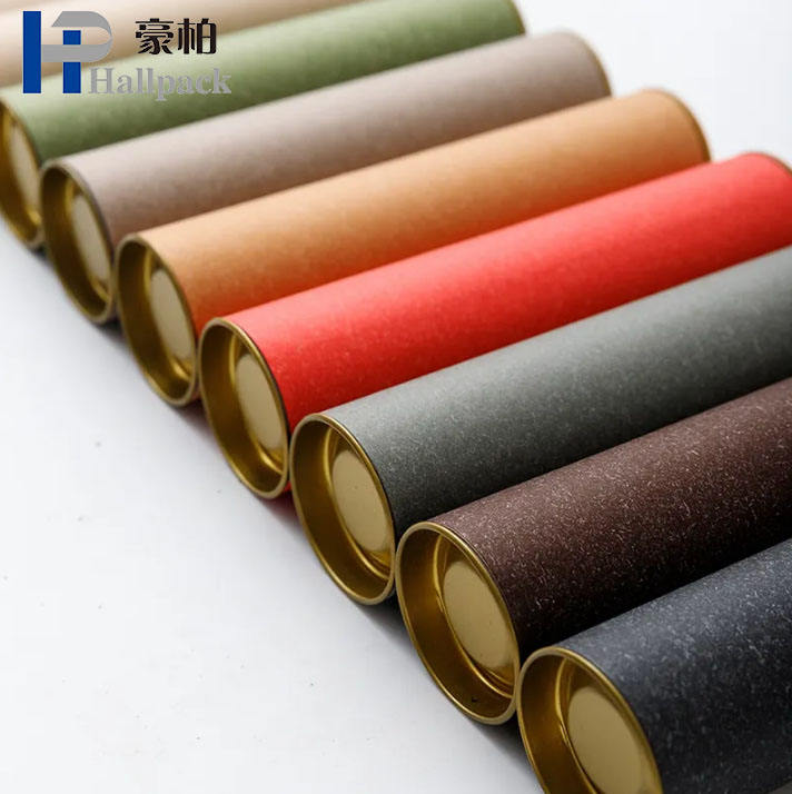 أنبوب ملصق A2 مصنوع من الورق الخاص مقاس 2 بوصة صديق للبيئة أنبوب ورقي للتغليف