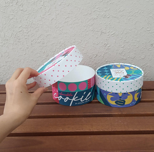 الجملة الأكثر مبيعا الفاخرة مخصصة ورق الكرافت الخبز كعكة الورق المقوى أنبوب الورق