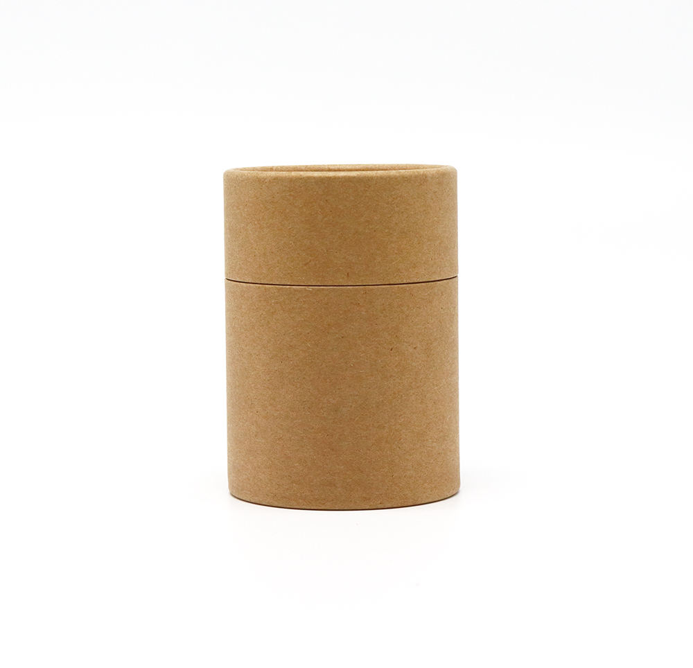 مخصص جولة صديقة للبيئة الغذاء ورقة أنبوب من الورق المقوى حاوية مسحوق فضفاضة المغربل كرافت علبة التوابل أعلى شاكر ورقة أنبوب
