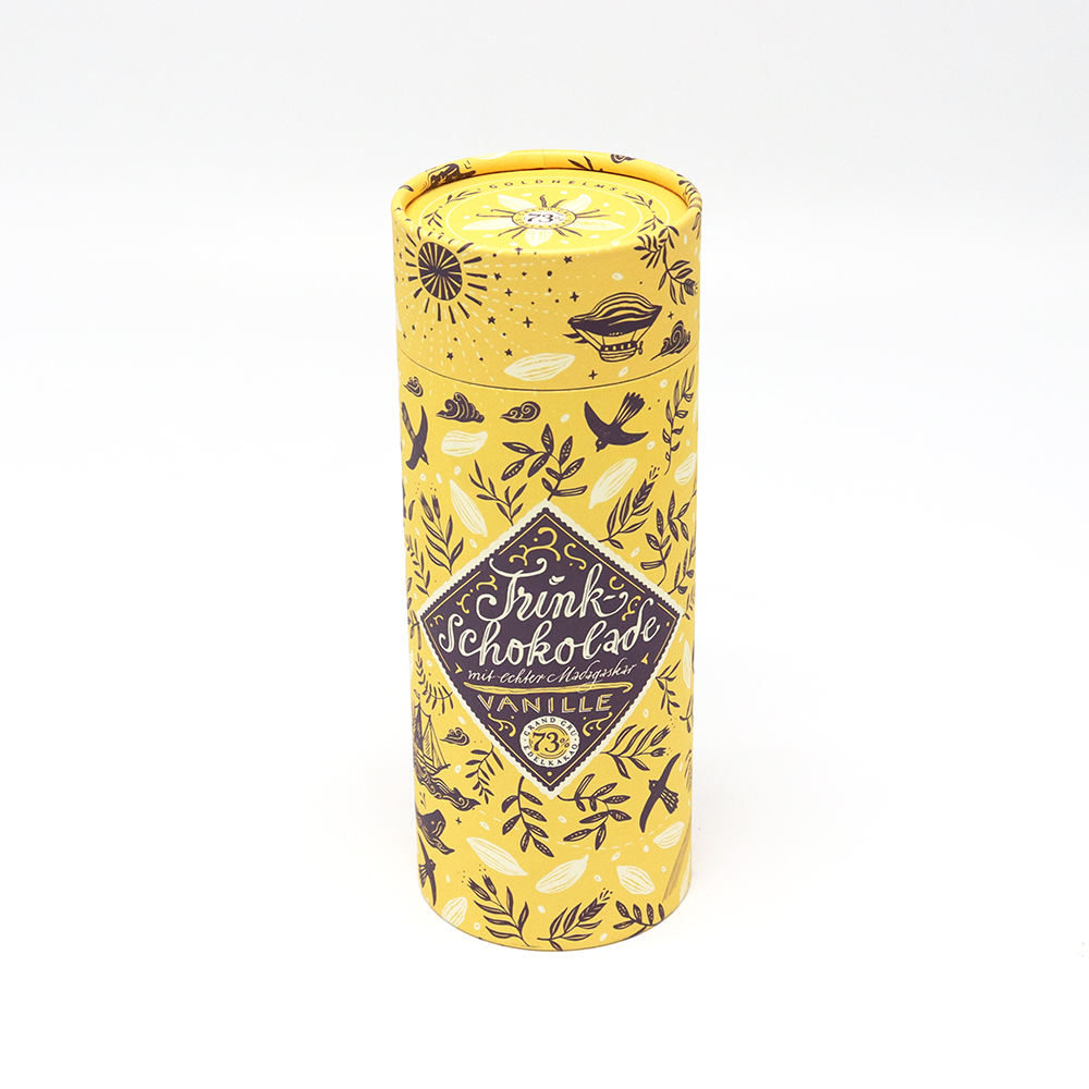 الغذاء الصف ورقة أنبوب اسطوانة صندوق من الورق المقوى يمكن الشوفان الإفطار ورقة أنبوب الغذاء