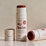 Hallpack 100% ورق بلاستيكي مجاني مخصص أنبوب بلسم الشفاه شكل دائري رفع اسطوانة غسول شريط أنابيب الورق التعبئة والتغليف