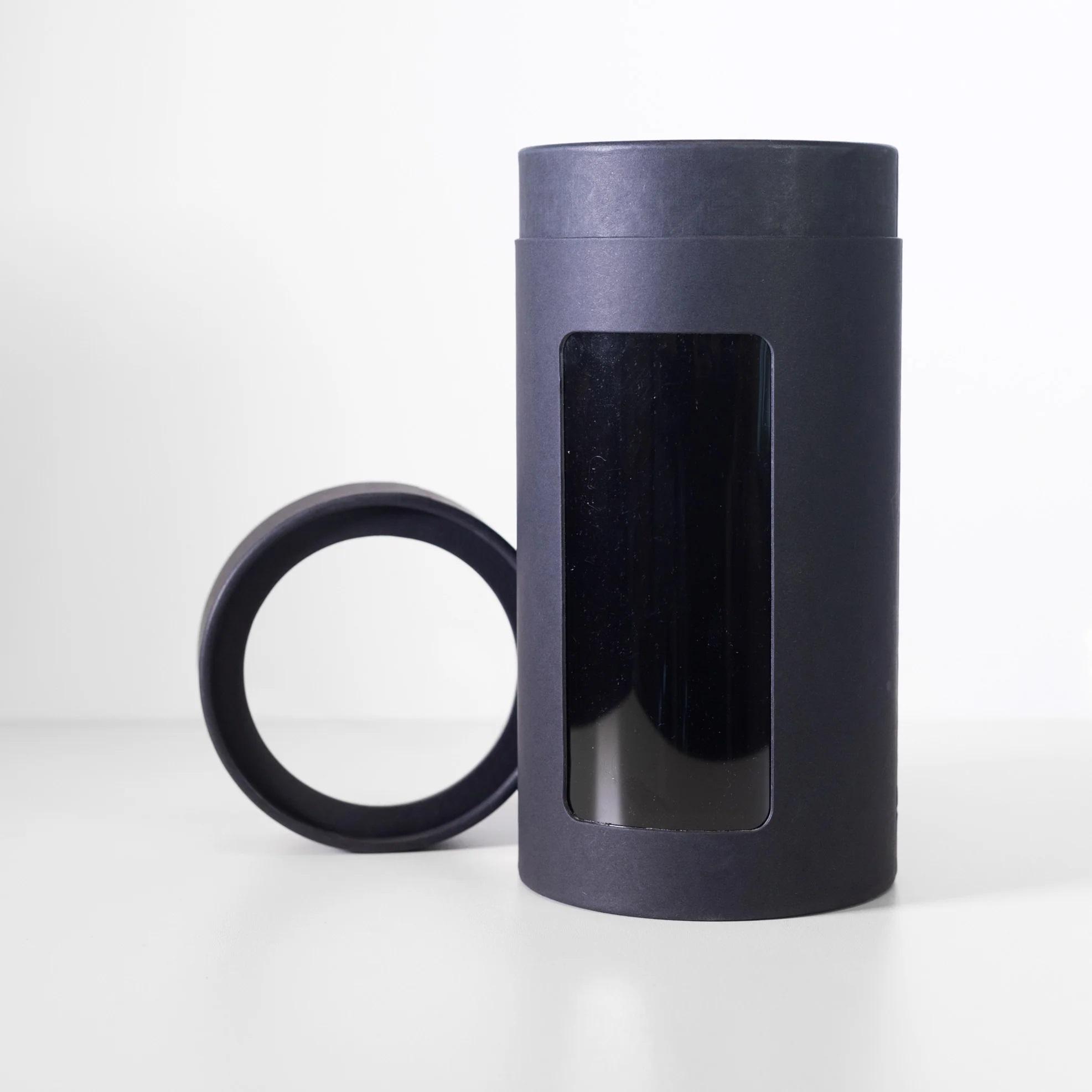 جولة مخصصة أنبوب ورقي فارغ التعبئة والتغليف شمعة قابلة للتحلل كرافت الأنسجة شمعة نافذة اسطوانة مربع