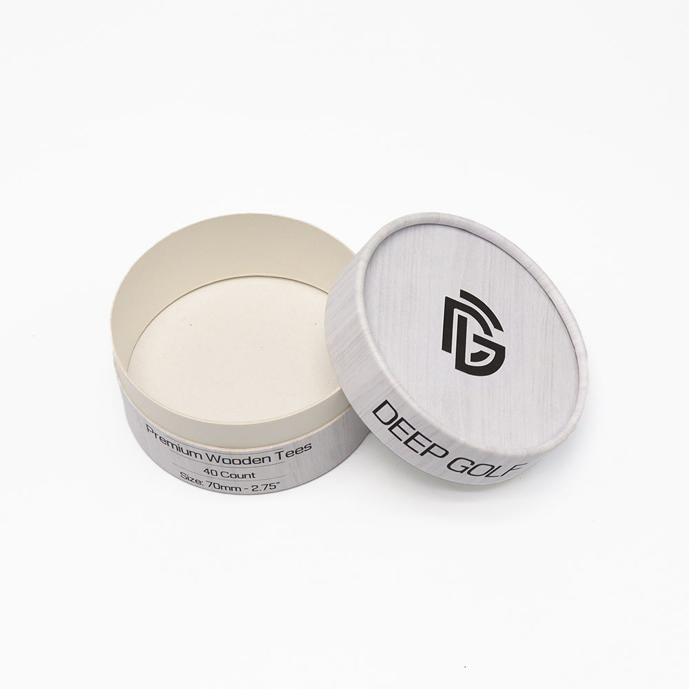 طباعة مخصصة 100٪ صديقة للبيئة من ورق الكرافت البني لحاويات أنبوب مستحضرات التجميل وأنبوب تغليف كريم التجميل