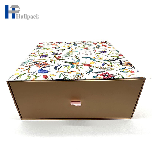 طباعة مخصصة من الورق المقوى الصلب الصلب درج التعبئة والتغليف بحبل الشريط