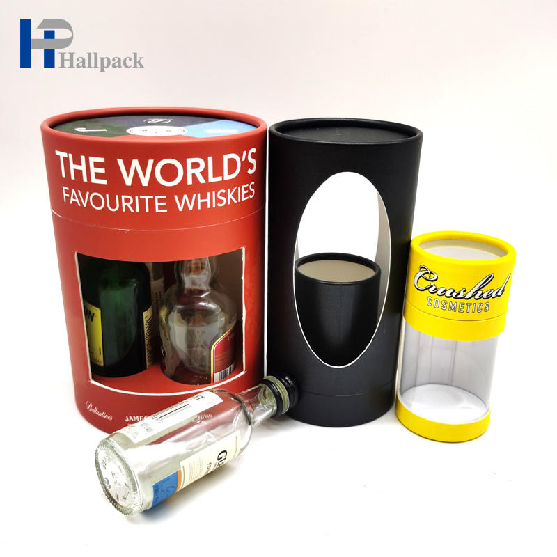 ورقة الشاي جولة ما قبل لفة أنبوب ورق التغليف أنبوب مع نافذة