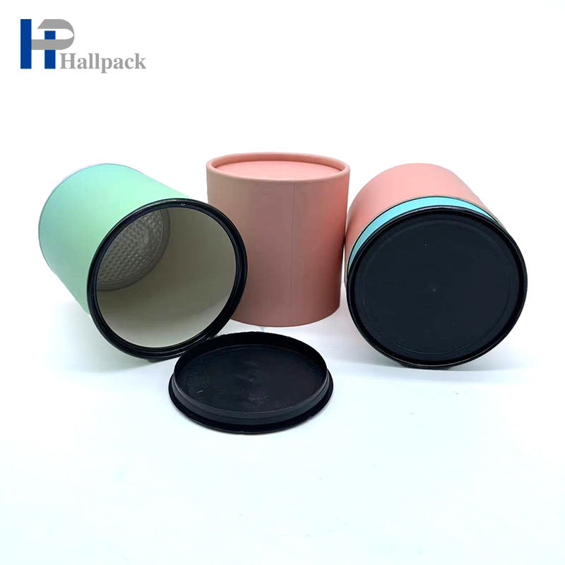 من السهل المسيل للدموع الغطاء الداخلي أنبوب الورق ايكو كرافت كرتون تغليف أنبوب الورق