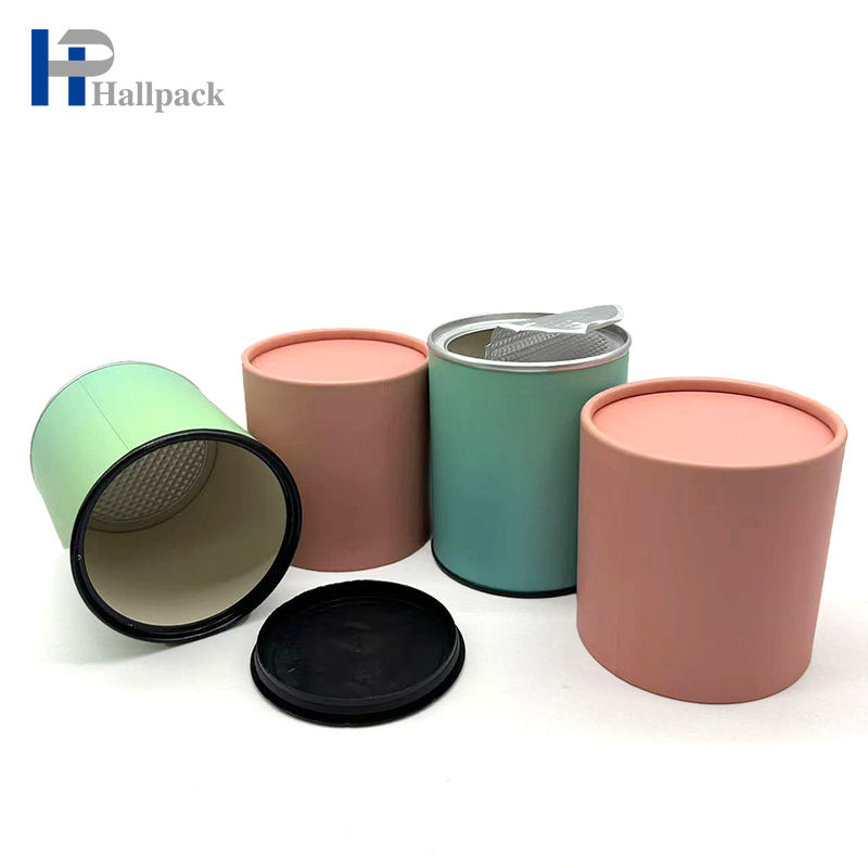 من السهل المسيل للدموع الغطاء الداخلي أنبوب الورق ايكو كرافت كرتون تغليف أنبوب الورق