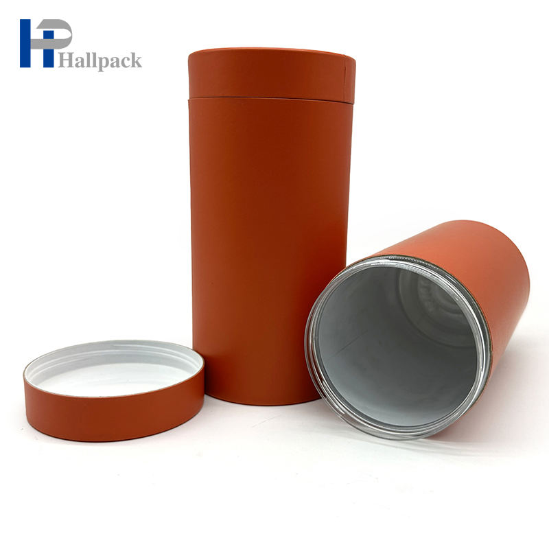 غطاء ملتوي فارغ صديق للبيئة مدمج في أنبوب ورقي على شكل زجاجة بلاستيكية