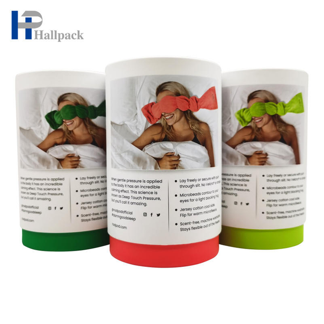 ورق كرافت مخصص وأنبوب ورقي متخصص لتغليف اسطوانة مستديرة للعطور والقمصان سطح منقوش مصنوع يدويًا