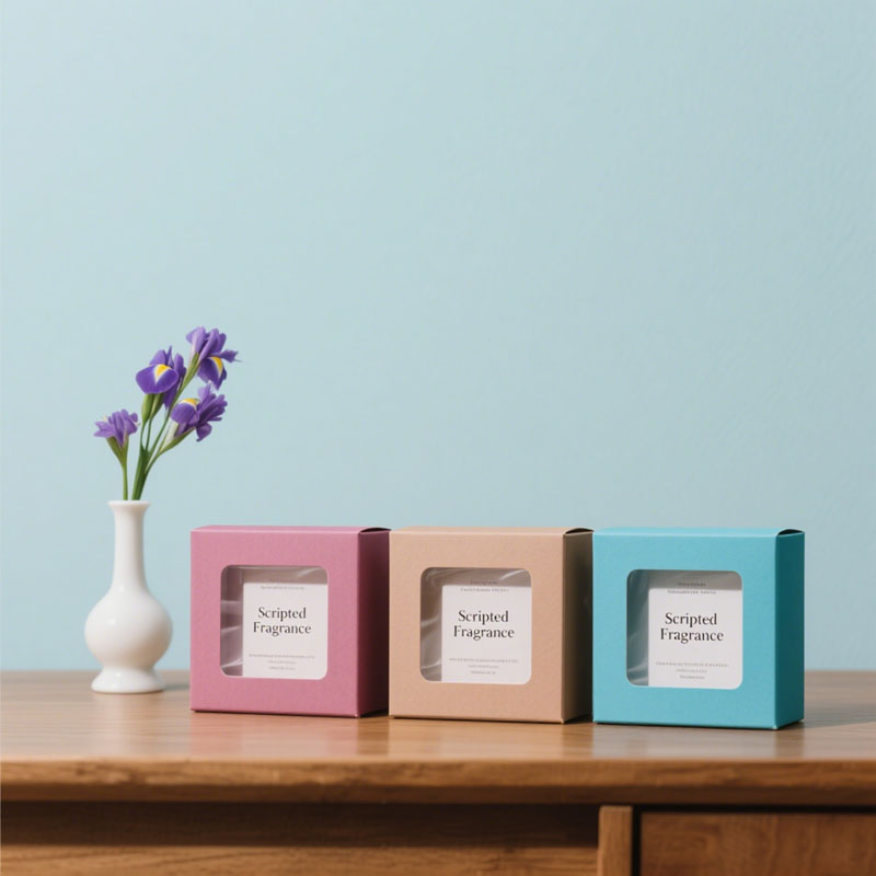 عبوة مربع شعار مخصصة قابلة للتحلل للهدية الفاخرة