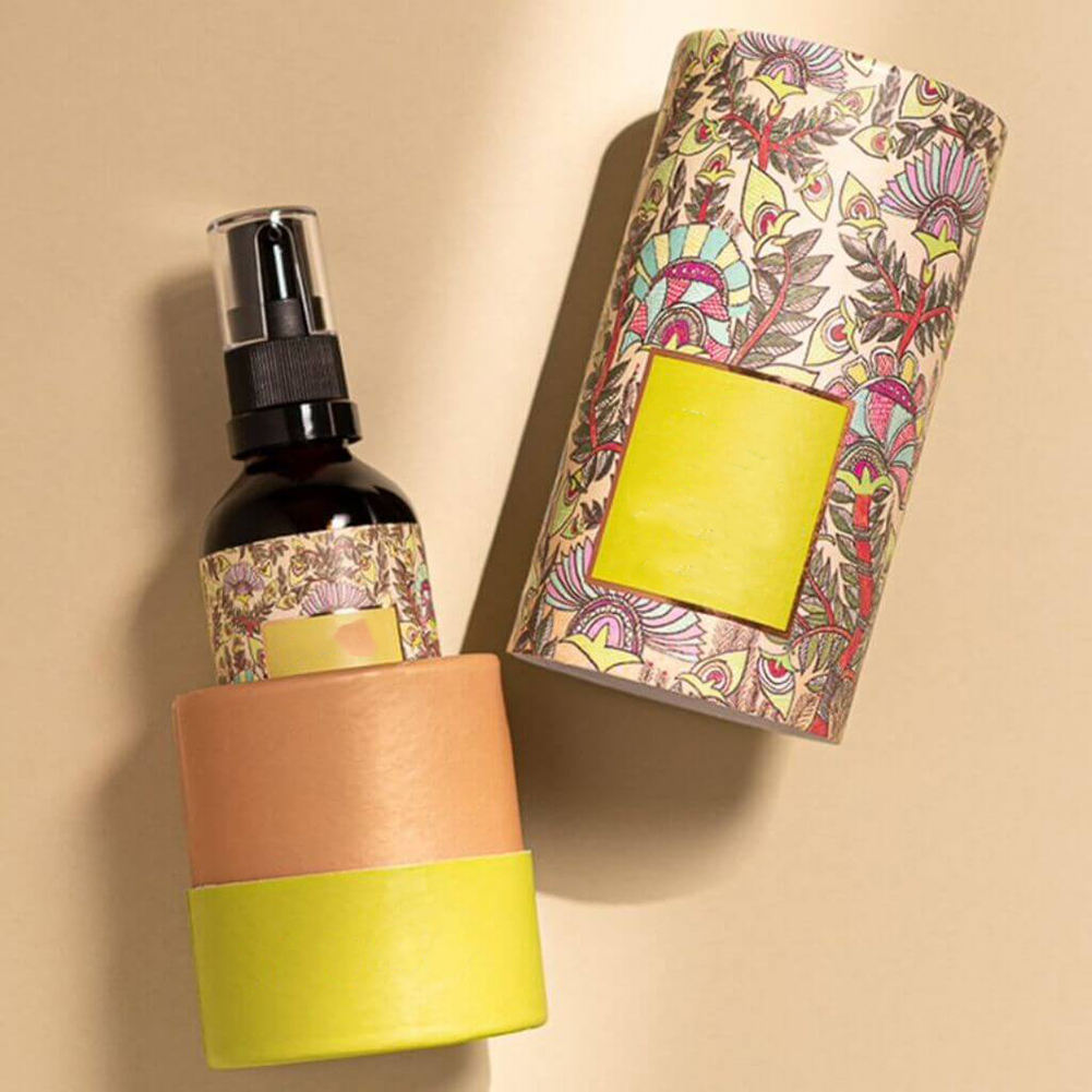 جودة عالية مخصصة لمستحضرات التجميل من الورق المقوى المعبأة حزمة صندوق أنبوب دائري