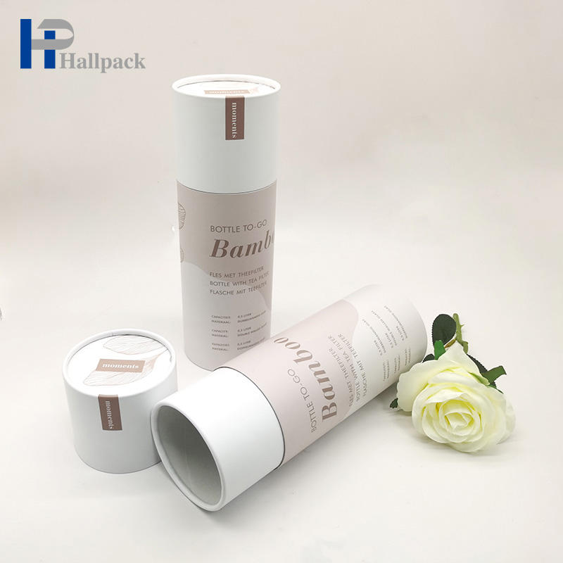 جوارب تغليف تي شيرت مخصصة مُعاد تدويرها بنسبة 100٪ تغليف أنابيب ورق كرافت من الورق المقوى