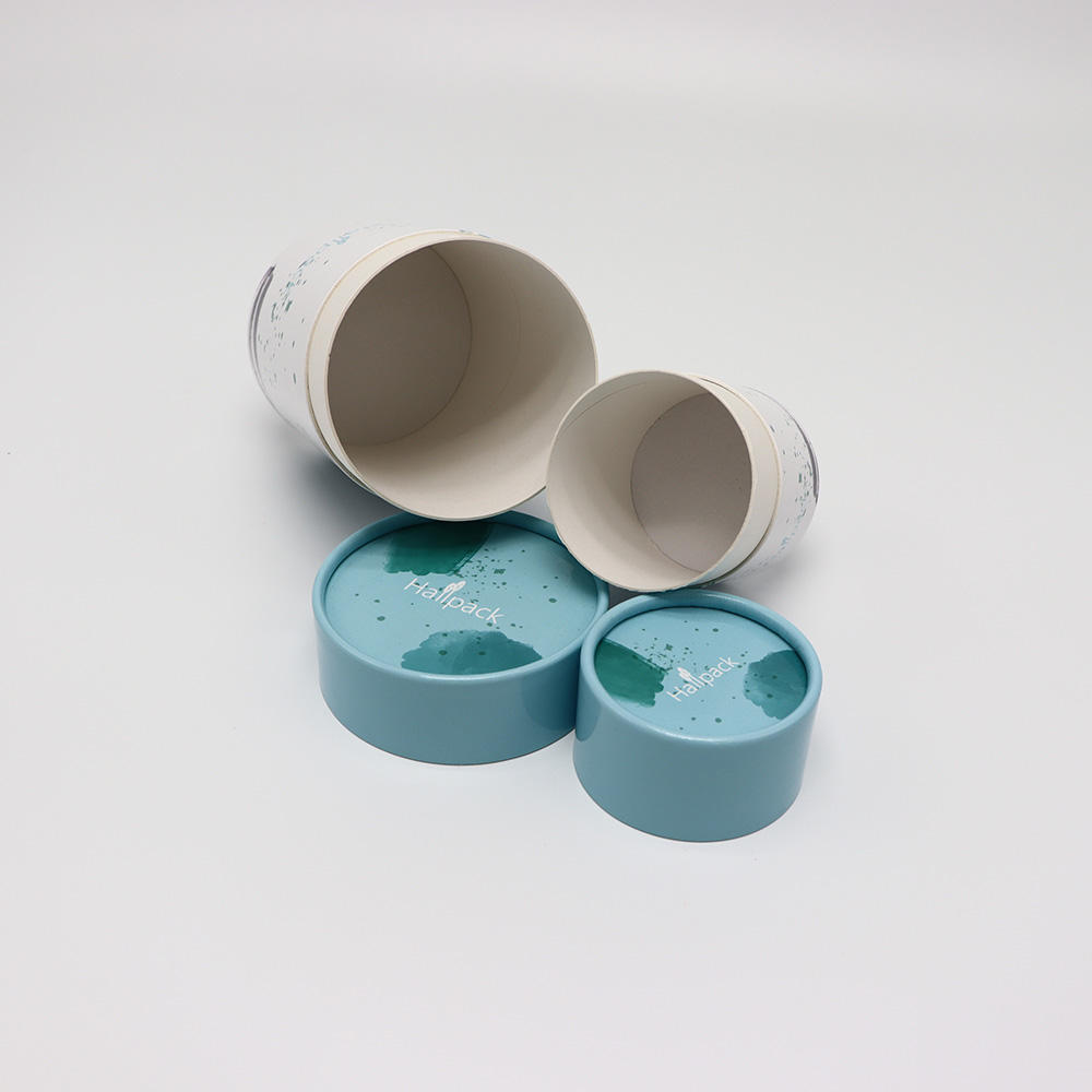 القابلة للتحلل الغذاء الصف القهوة اسطوانة التعبئة والتغليف ايكو مخصص جولة ورق الكرافت أنبوب التعبئة والتغليف للشاي