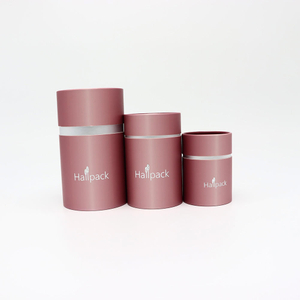 مخصص جولة اسطوانة من الورق المقوى كريم القابلة للتحلل كرافت مستحضرات التجميل جرة التعبئة والتغليف ورقة أنبوب مربع