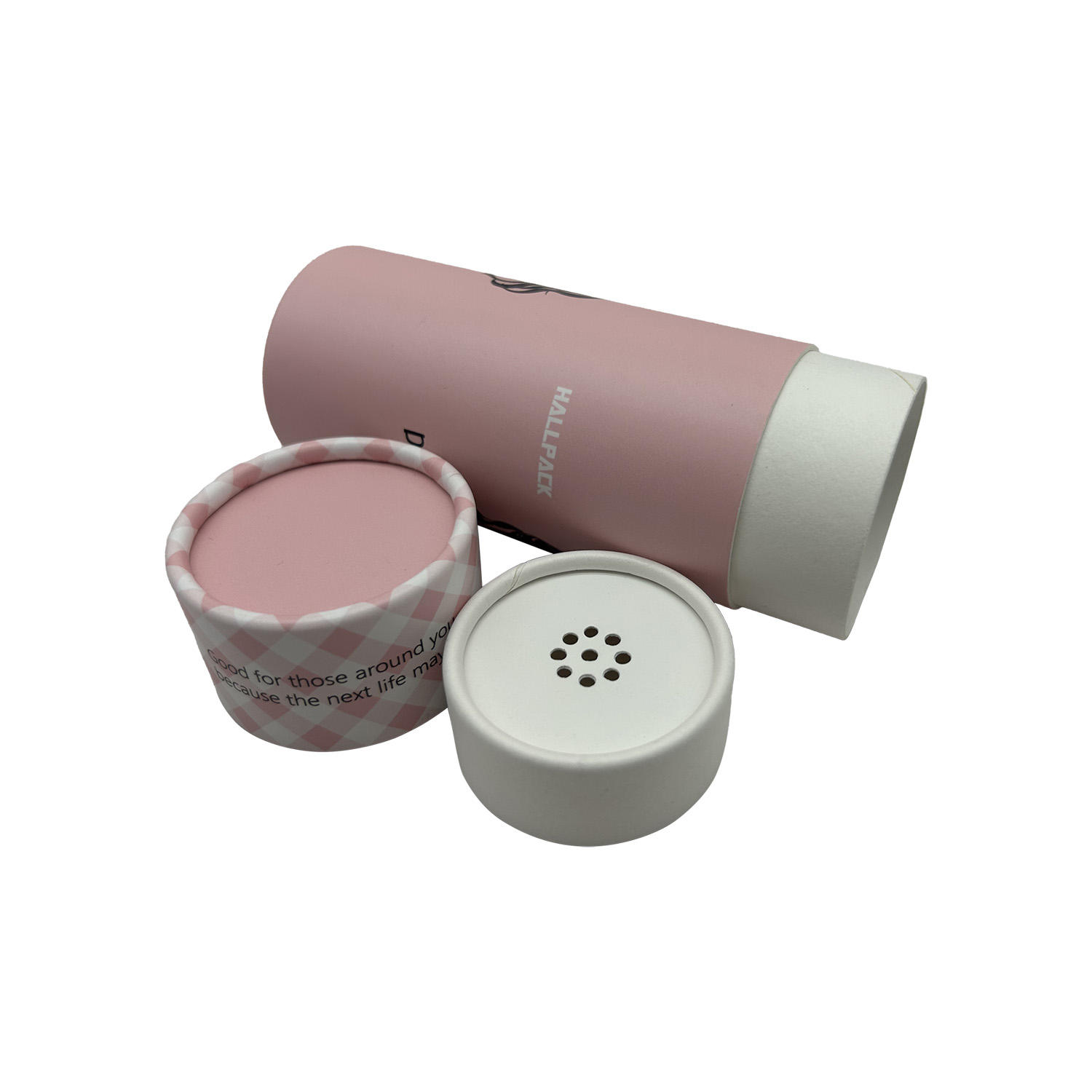 أنبوب غربال الورق لمسحوق الشامبو الداخلي من رقائق الألومنيوم مستحضرات التجميل ورق الحرف ورق الكرافت حاوية مستحضرات التجميل القابلة لإعادة التدوير 1 قطعة