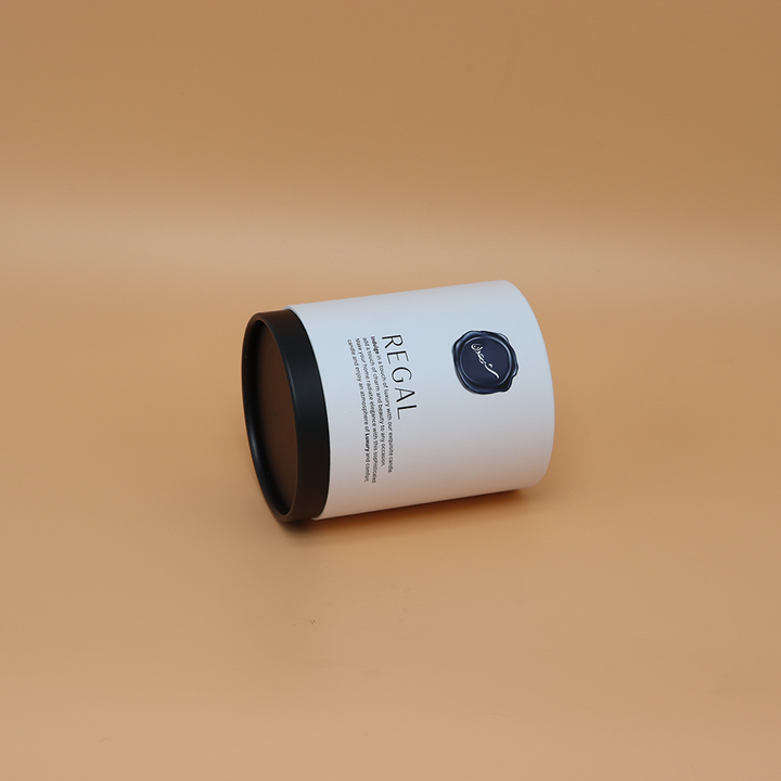 صديقة للبيئة مخصصة كرافت التعبئة والتغليف كرتون اسطوانة مربع ورقة أنبوب التعبئة والتغليف للشمعة